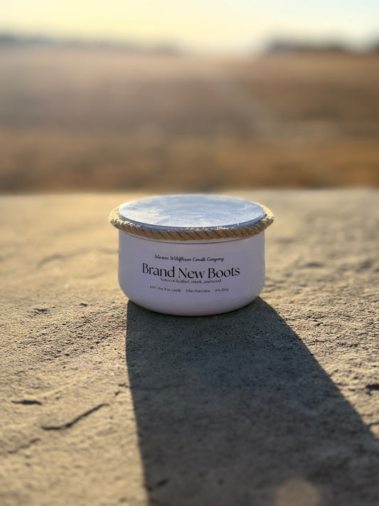 Brand New Boots Scented Candle