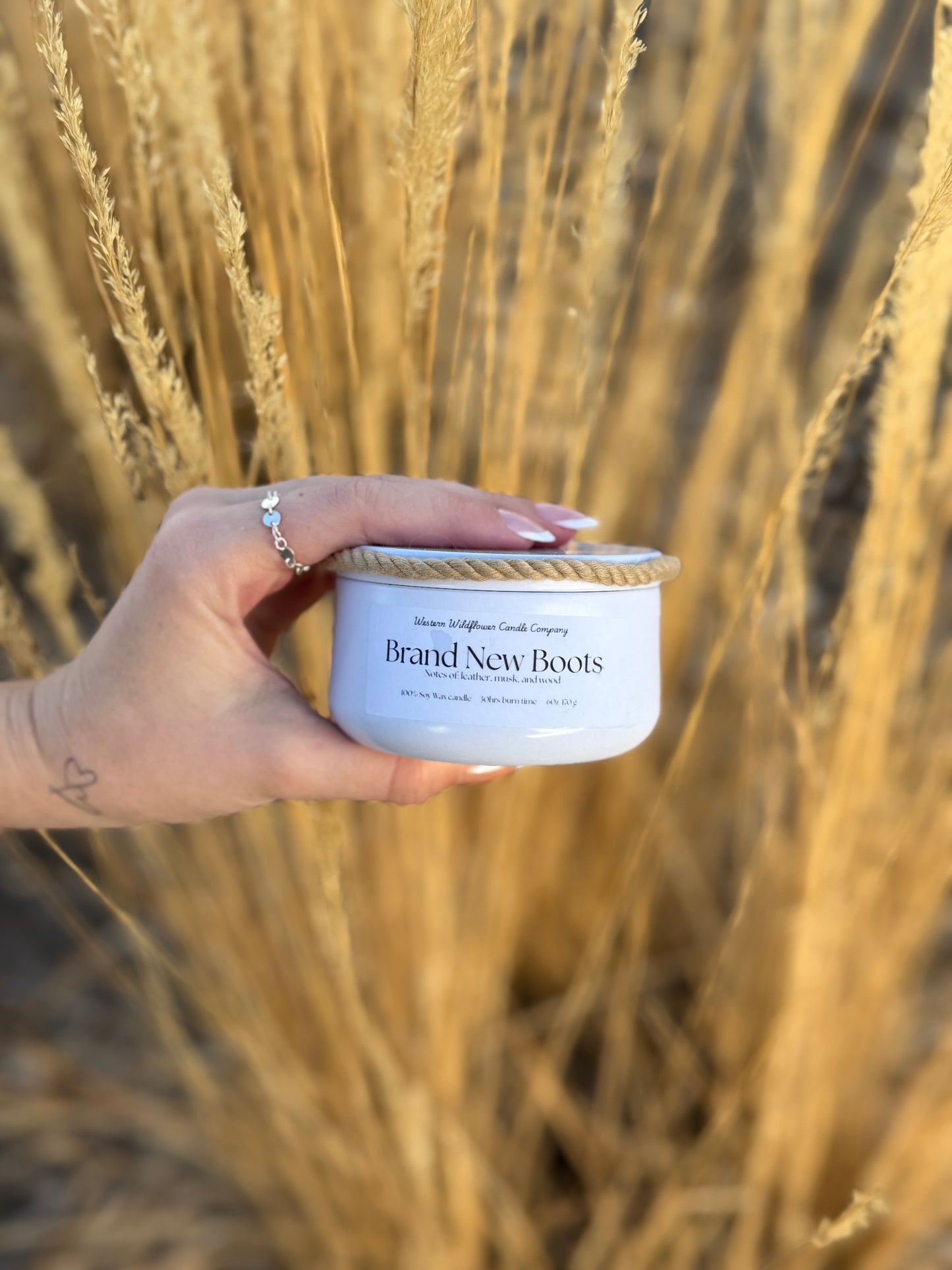 Brand New Boots Scented Candle